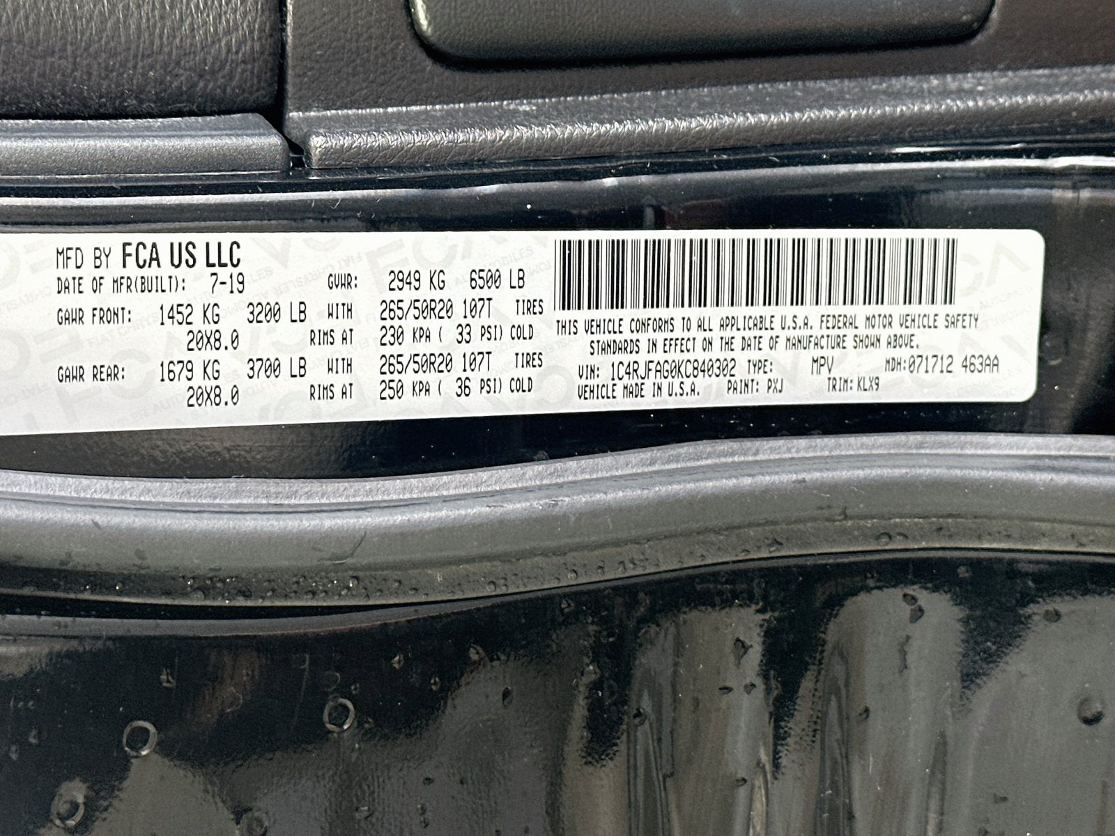 2019 Jeep Grand Cherokee Altitude 4x4