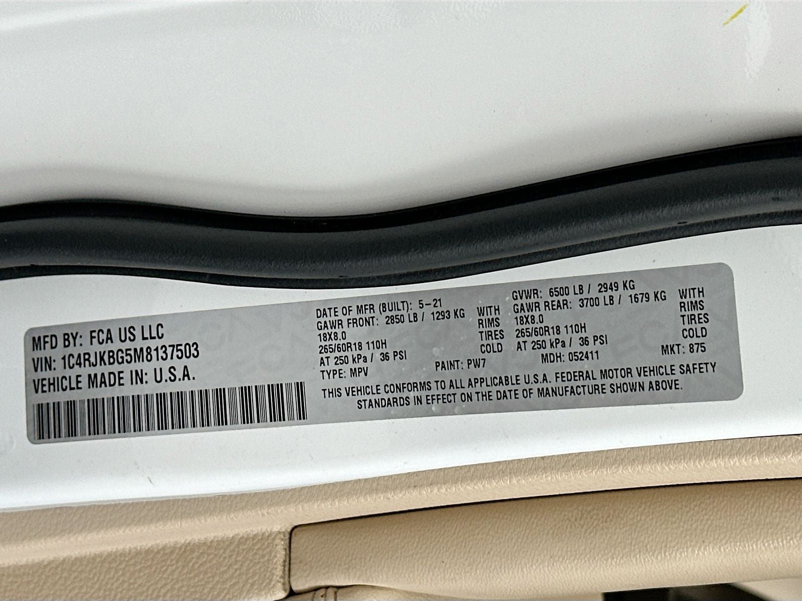 2021 Jeep Grand Cherokee L Limited 4x4