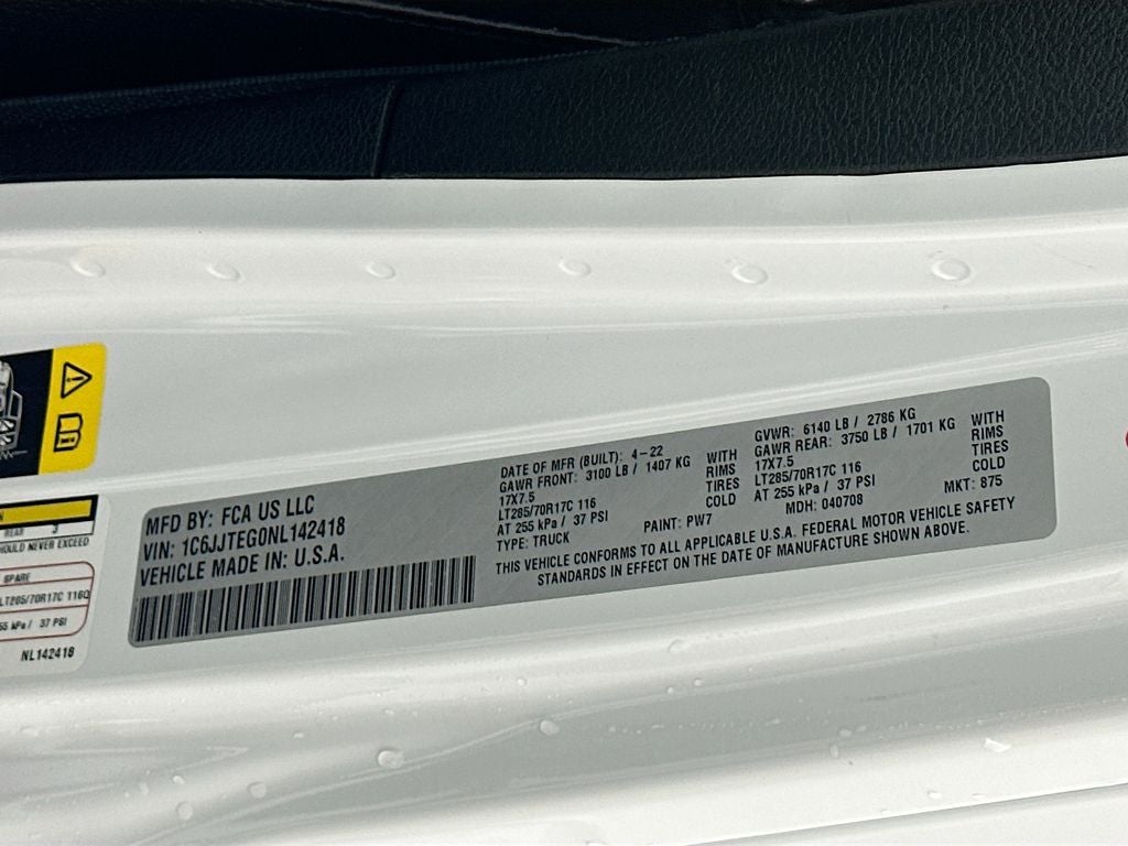 2022 Jeep Gladiator Mojave 4x4