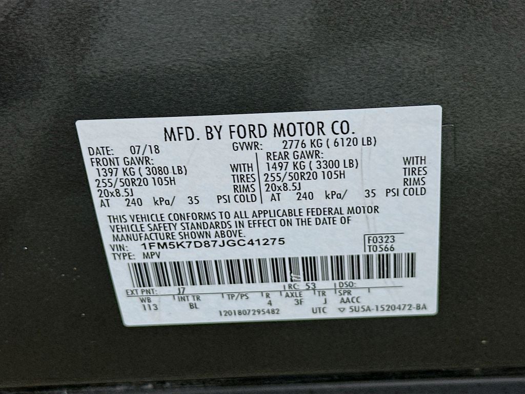 2018 Ford Explorer XLT