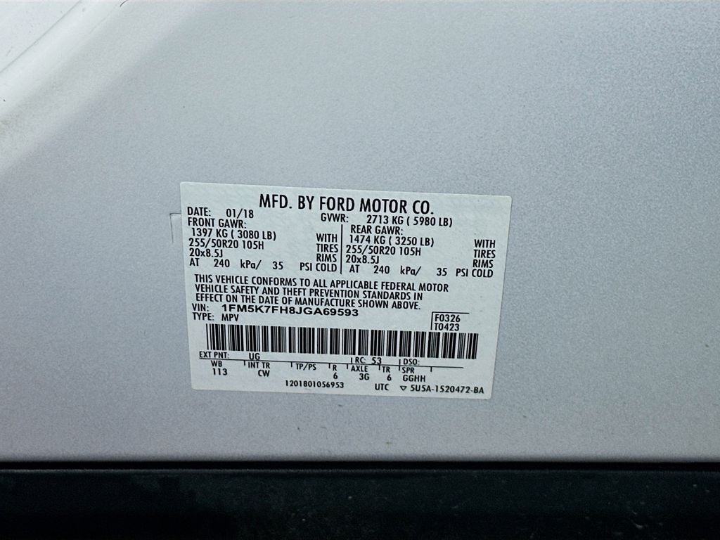 2018 Ford Explorer Limited