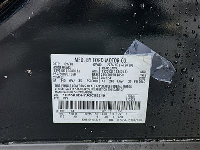 2018 Ford Explorer XLT