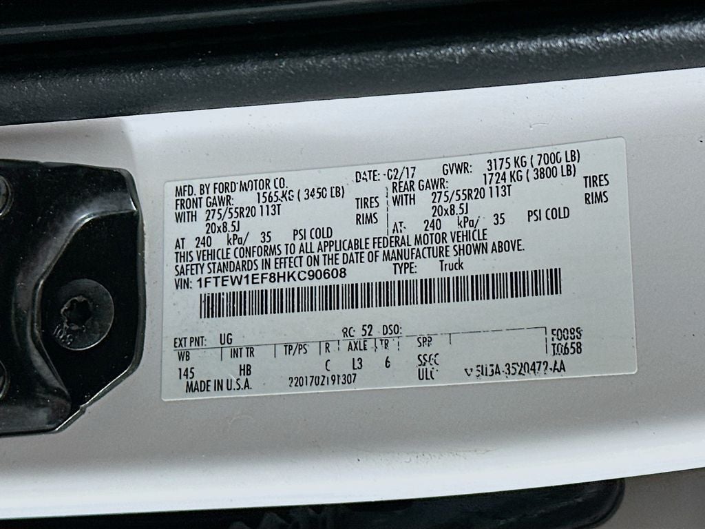 2017 Ford F-150 LARIAT