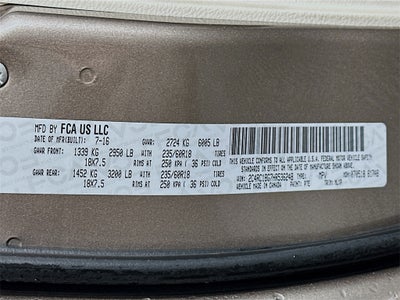 2017 Chrysler Pacifica Touring-L