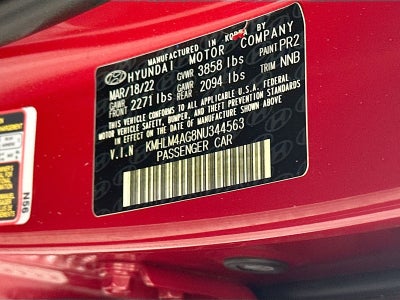 2022 Hyundai Elantra SEL