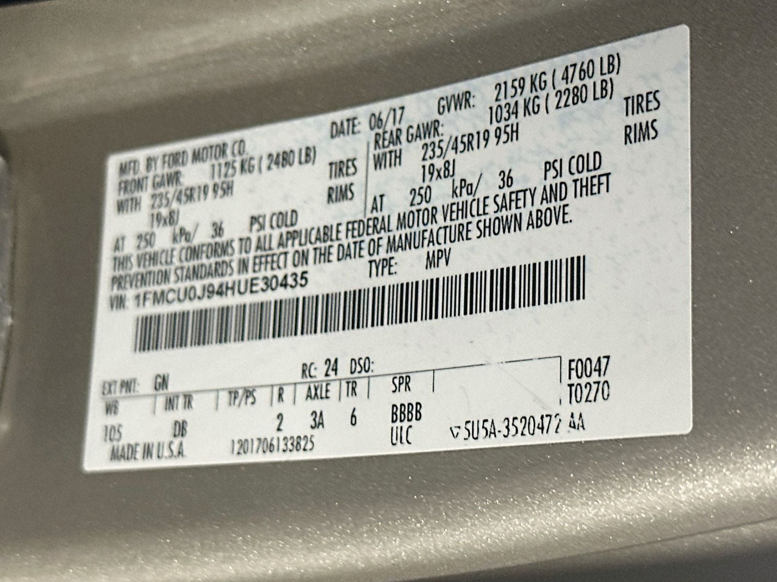 2017 Ford Escape Titanium