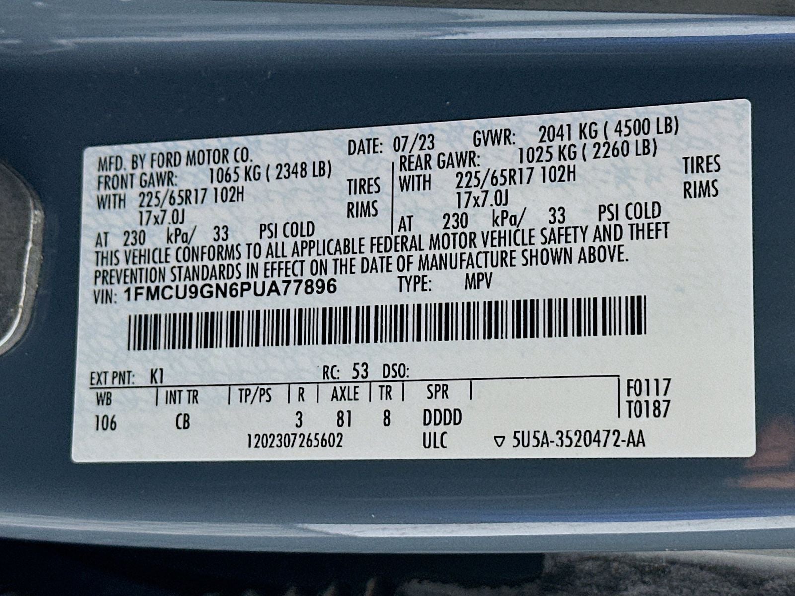 2023 Ford Escape Active