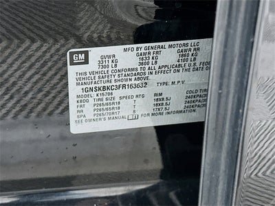 2015 Chevrolet Tahoe LT