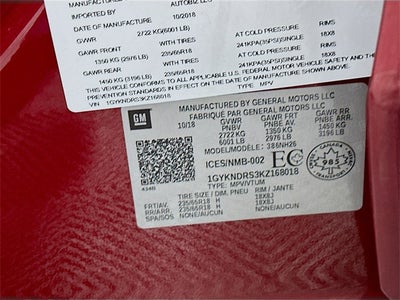 2019 Cadillac XT5 Luxury