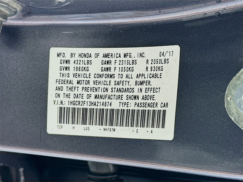 2017 Honda Accord Sport Special Edition