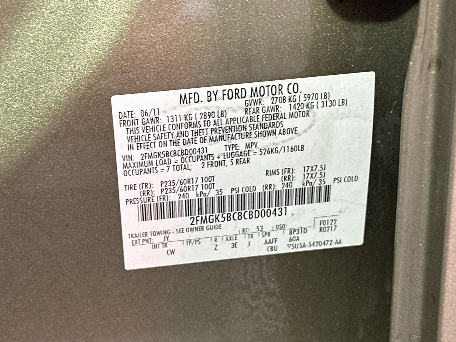 2012 Ford Flex SE