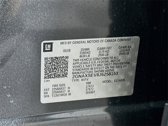 2018 Chevrolet Equinox LT