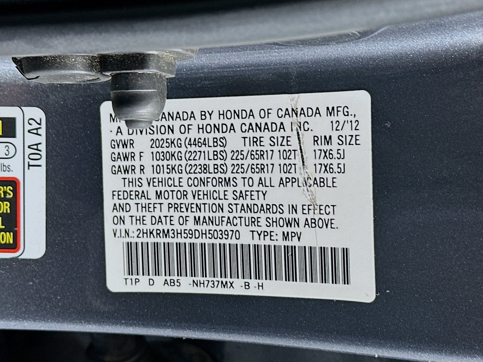 2013 Honda CR-V EX