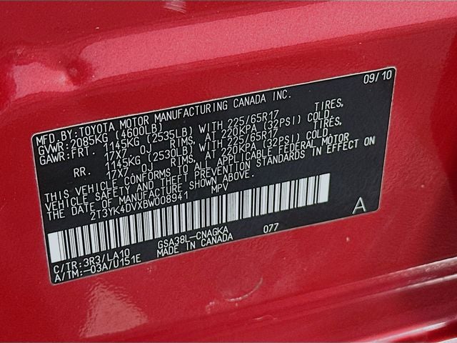 2011 Toyota RAV4 Limited