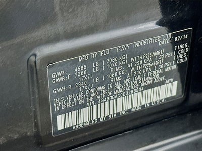 2014 Subaru Outback 2.5i