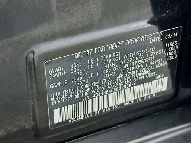 2014 Subaru Outback 2.5i