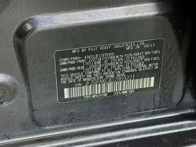 2013 Subaru XV Crosstrek 2.0i Limited