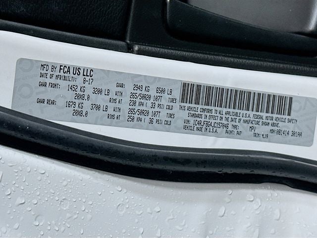 2018 Jeep Grand Cherokee Limited STERLING