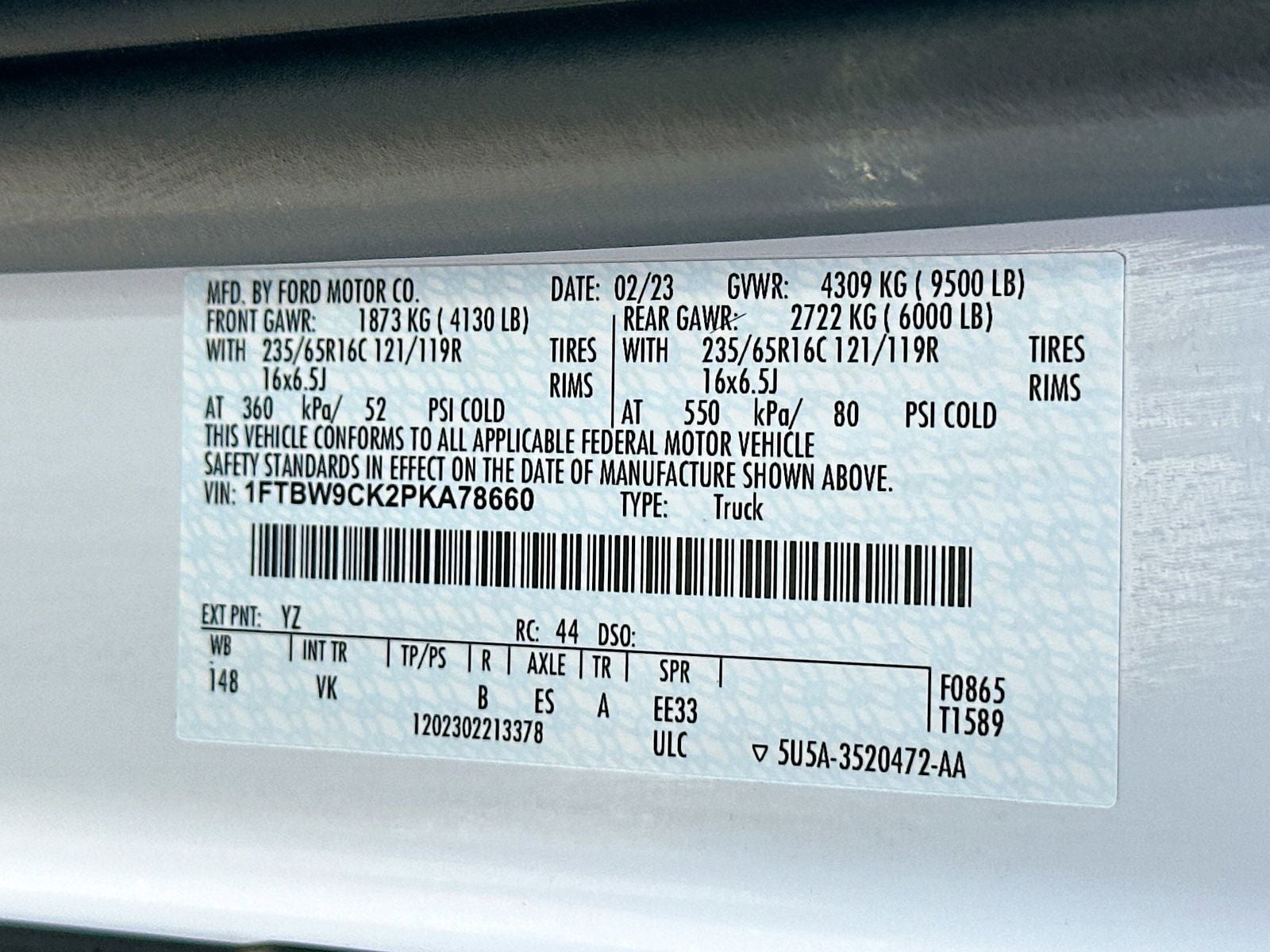 2023 Ford E-Transit-350 Base