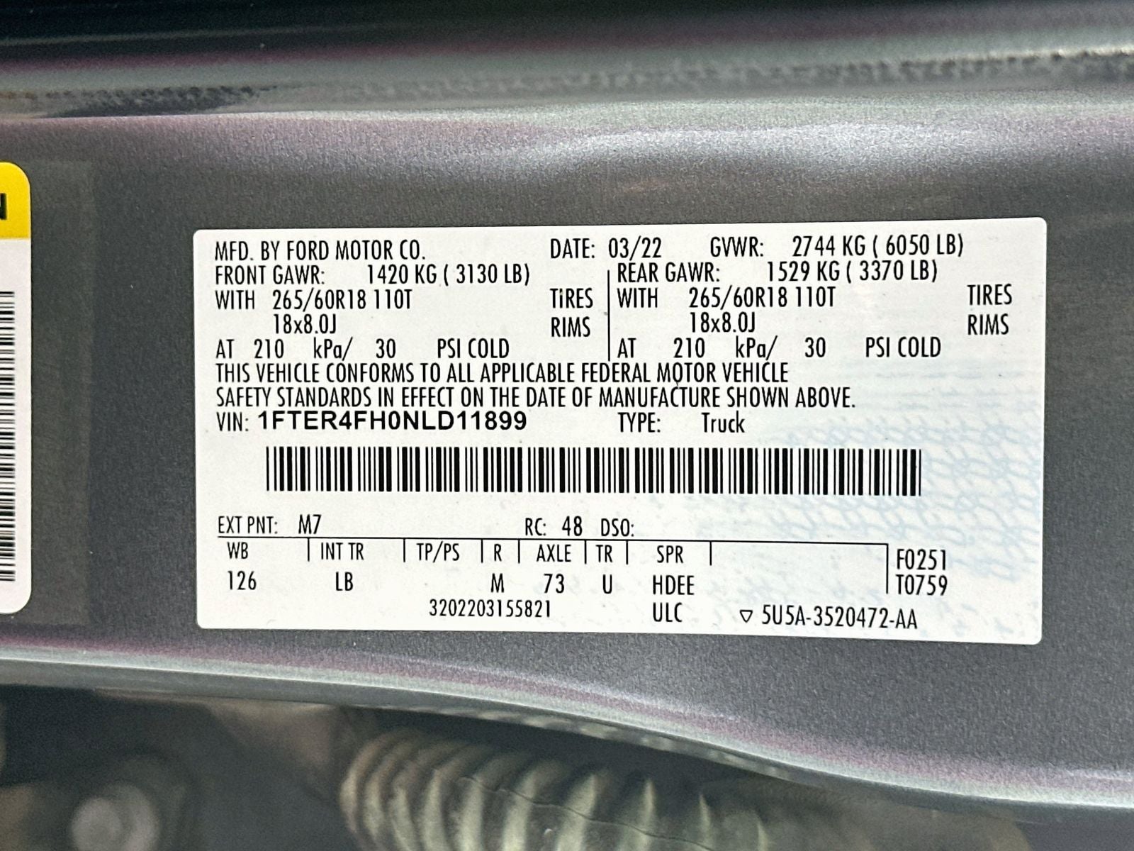 2022 Ford Ranger XLT