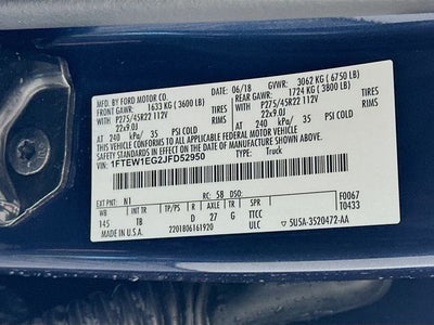 2018 Ford F-150 Limited