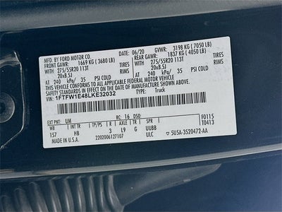 2020 Ford F-150 Lariat