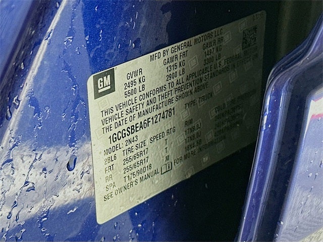 2015 Chevrolet Colorado LT