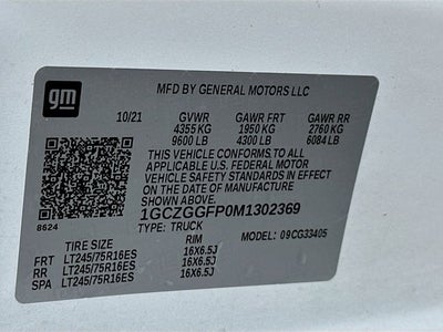 2021 Chevrolet Express 3500 Work Van Cargo