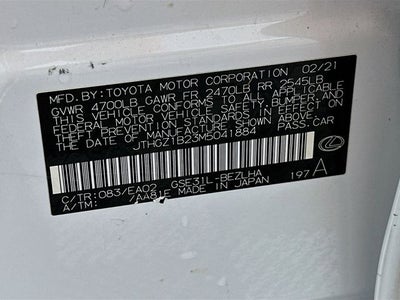 2021 Lexus IS 350 F SPORT