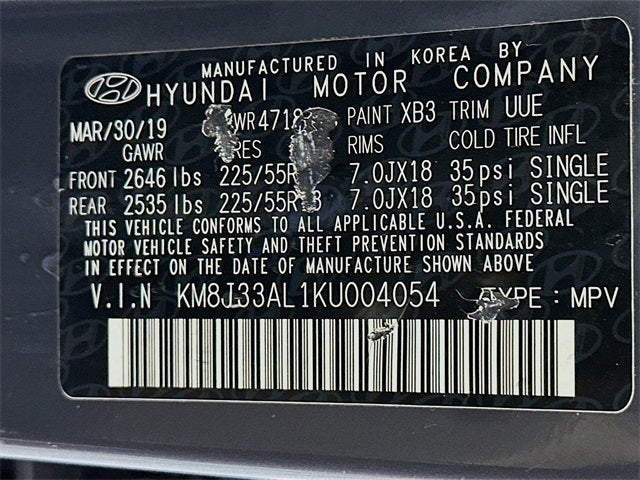 2019 Hyundai Tucson SEL