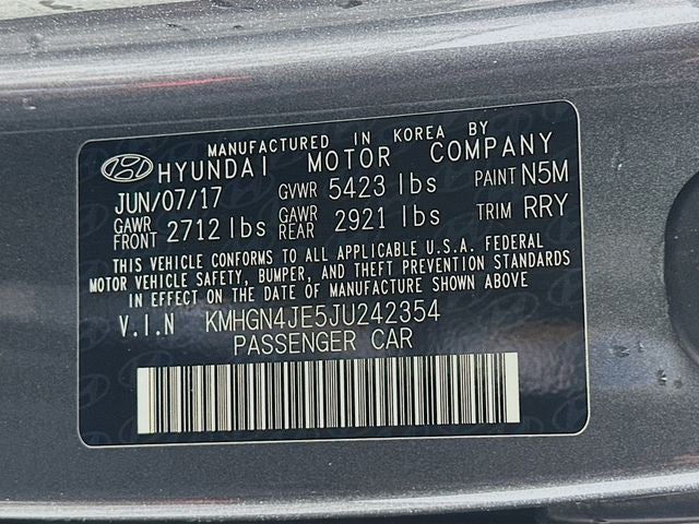 2018 Genesis G80 3.8