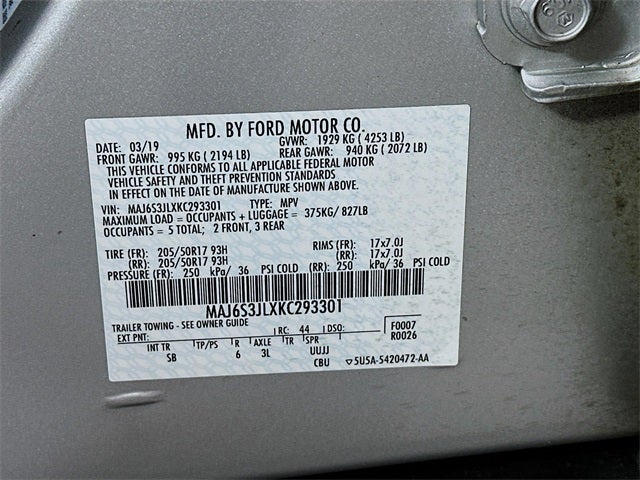 2019 Ford EcoSport SES