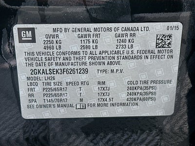 2015 GMC Terrain SLT-1