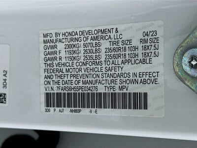 2023 Honda CR-V Hybrid Sport w/o BSI