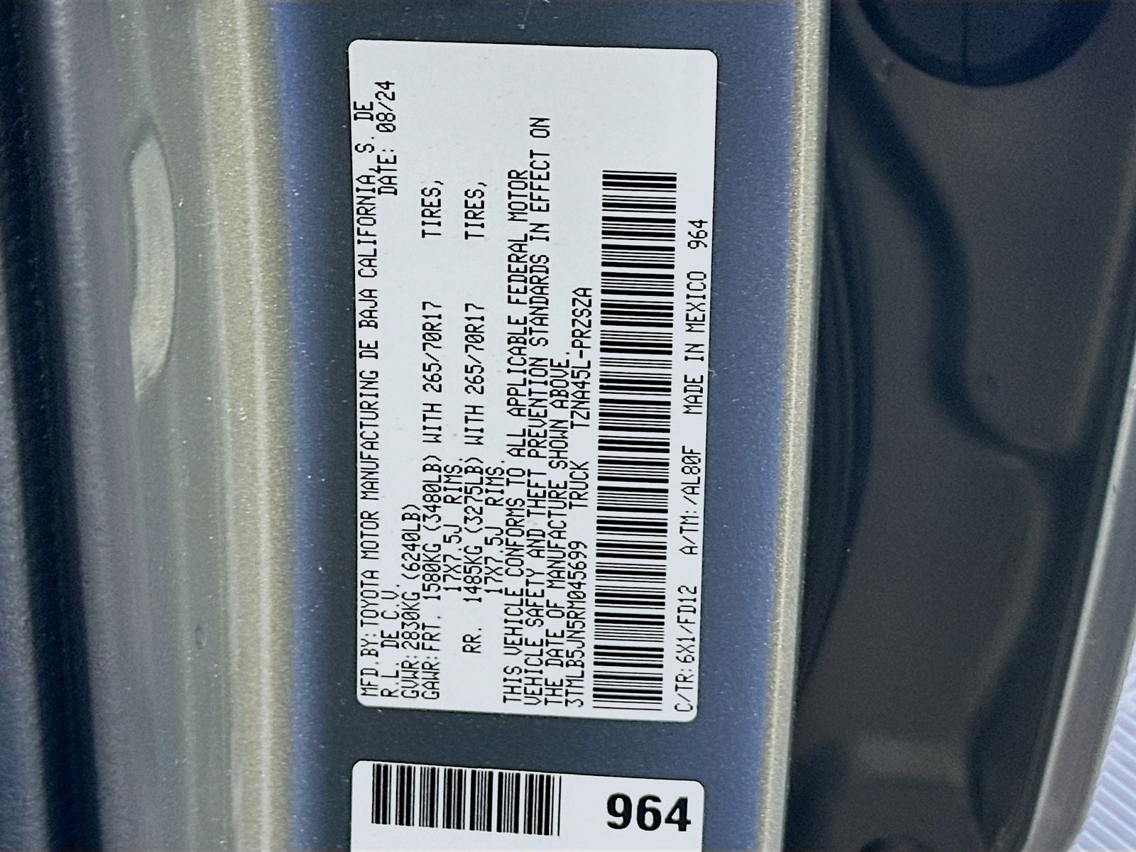 2024 Toyota Tacoma TRD Off-Road