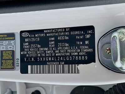 2020 Kia Optima SX Turbo