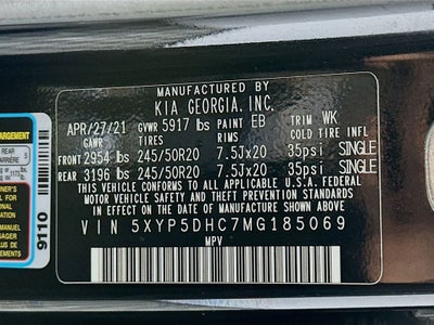 2021 Kia Telluride SX