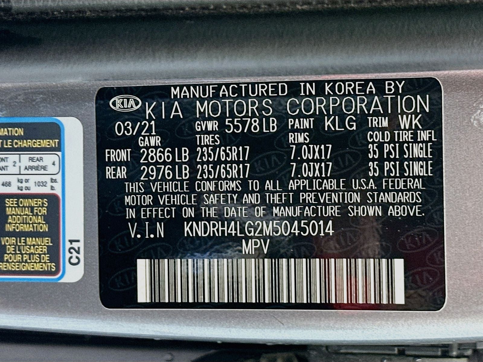 2021 Kia Sorento Hybrid EX