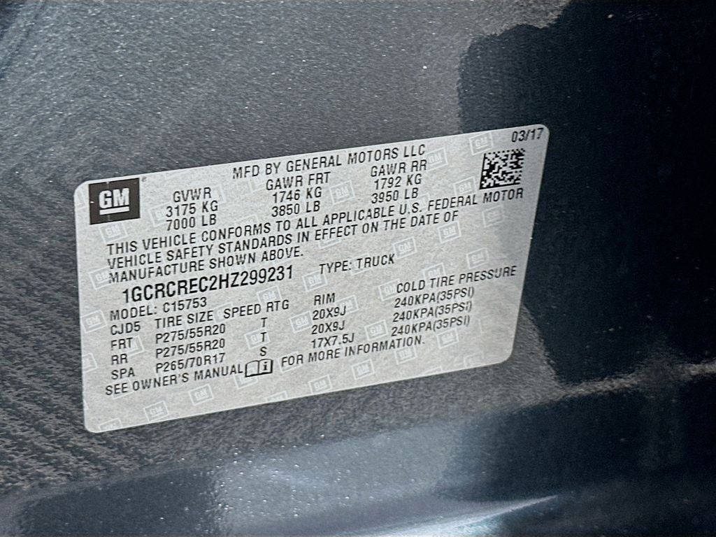 2017 Chevrolet Silverado 1500 LT