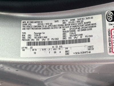 2016 Ford Fiesta SE