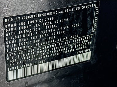 2020 Volkswagen Tiguan SEL Premium R-Line