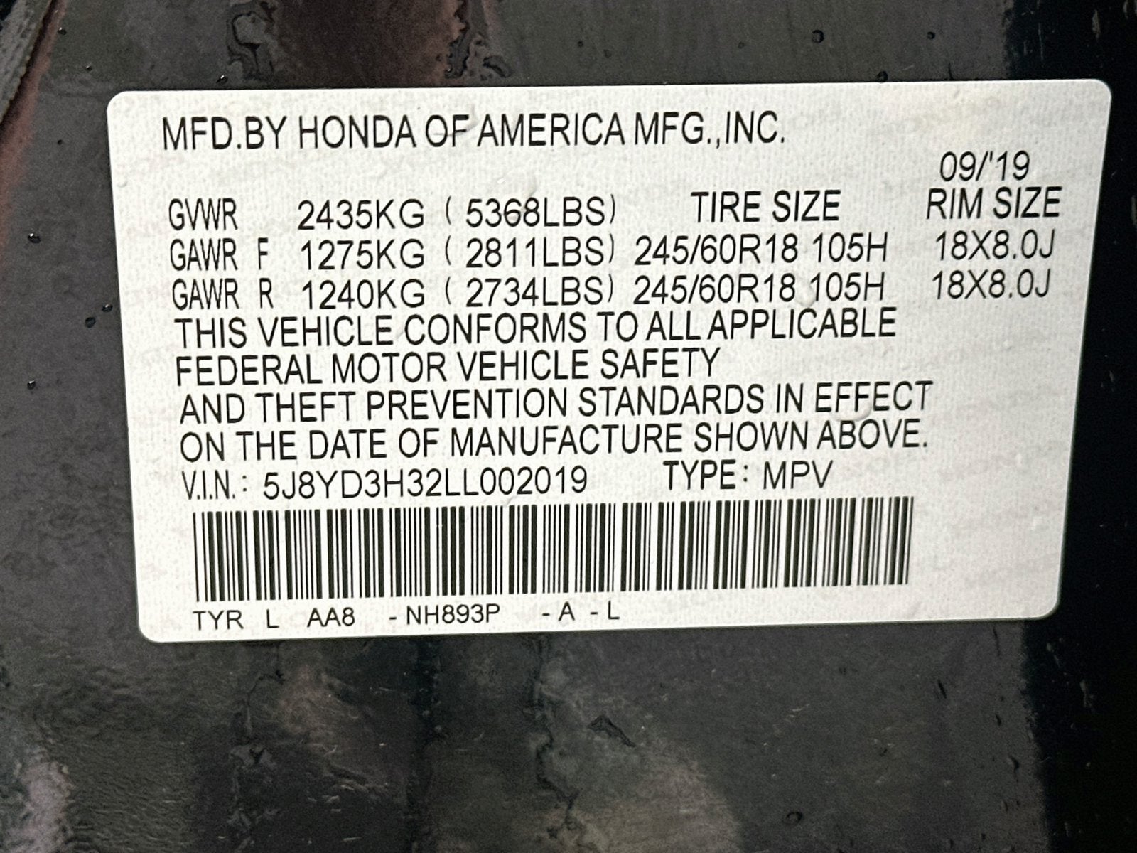 2020 Acura MDX FWD 7-Passenger
