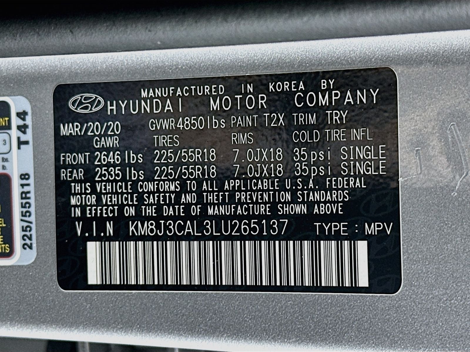 2020 Hyundai Tucson Ultimate
