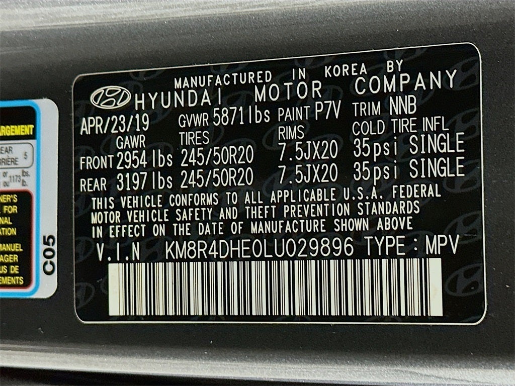 2020 Hyundai Palisade SEL