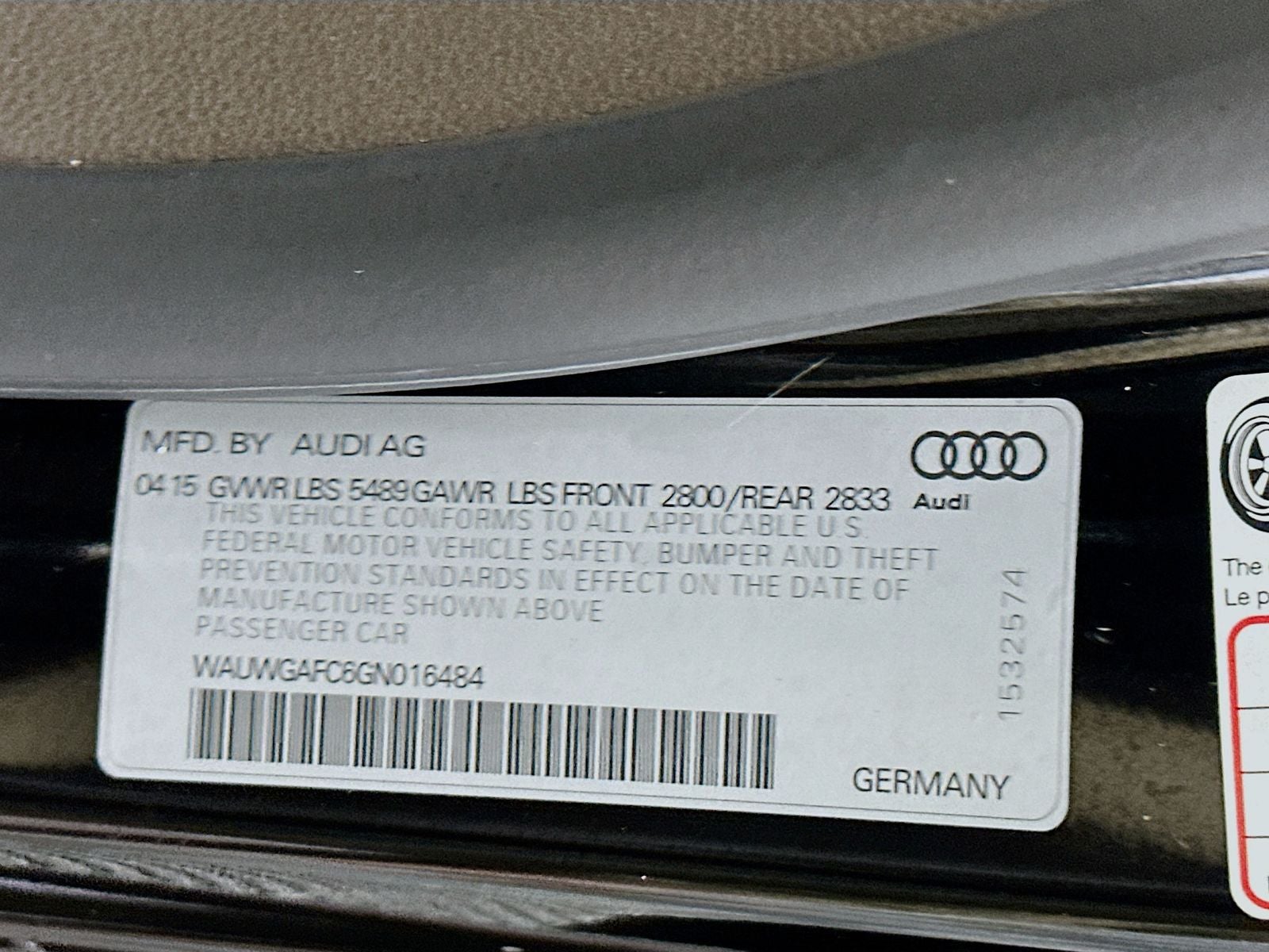2016 Audi A7 3.0 Premium Plus