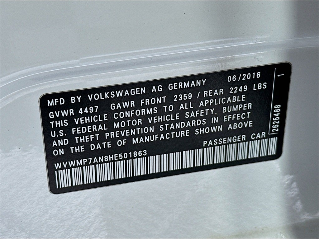 2017 Volkswagen CC R-Line 2.0T Executive w/Carbon