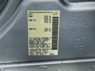 2023 Nissan Altima 2.5 SV
