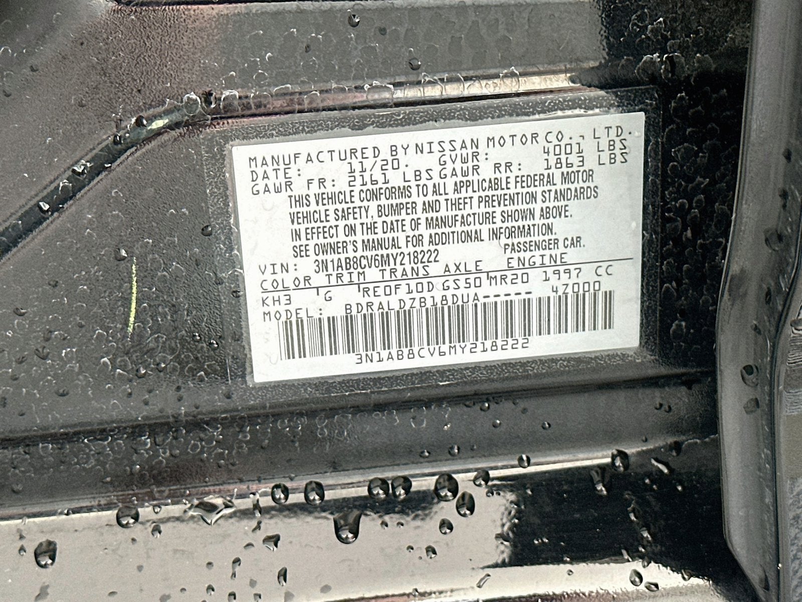 2021 Nissan Sentra SV