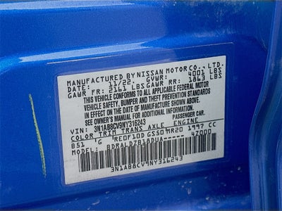 2022 Nissan Sentra SV