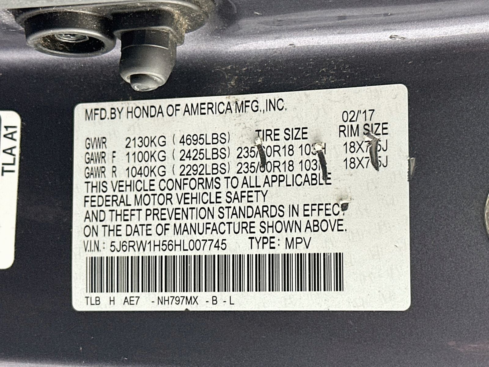 2017 Honda CR-V EX